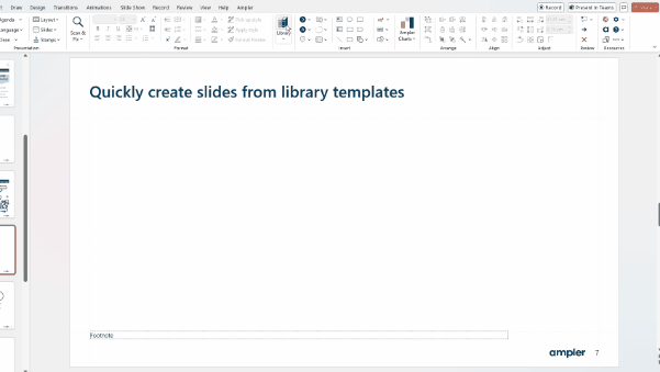 Busca e filtros da Library do Ampler para encontrar conteúdo rapidamente