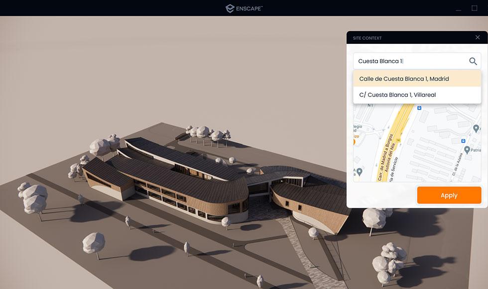 integração com software de modelagfem enscape